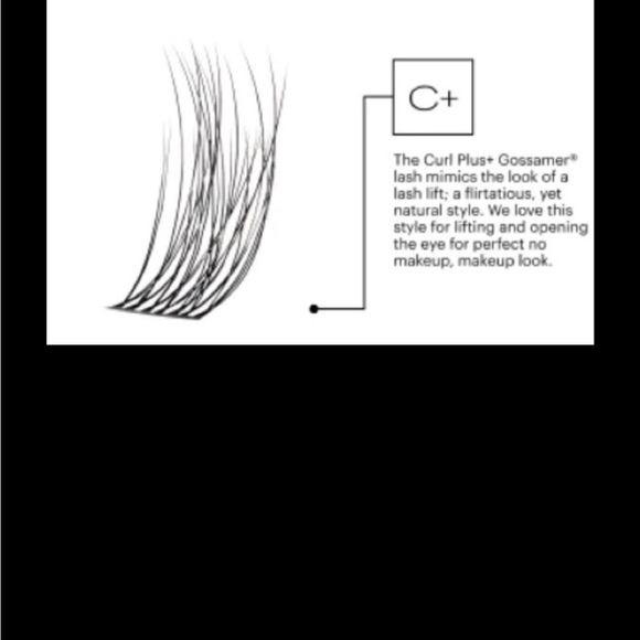 Lashify Curl Plus C14 + Lashes NWT in Black - Picture 4 of 4